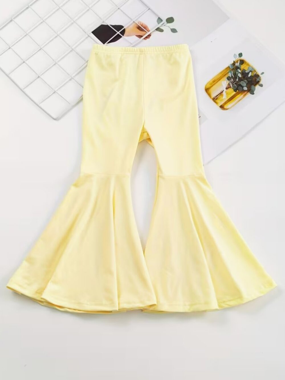 TEMU Baby Toddler Flare Pants Bell Bottom Pants Leggings Size 12-18 months